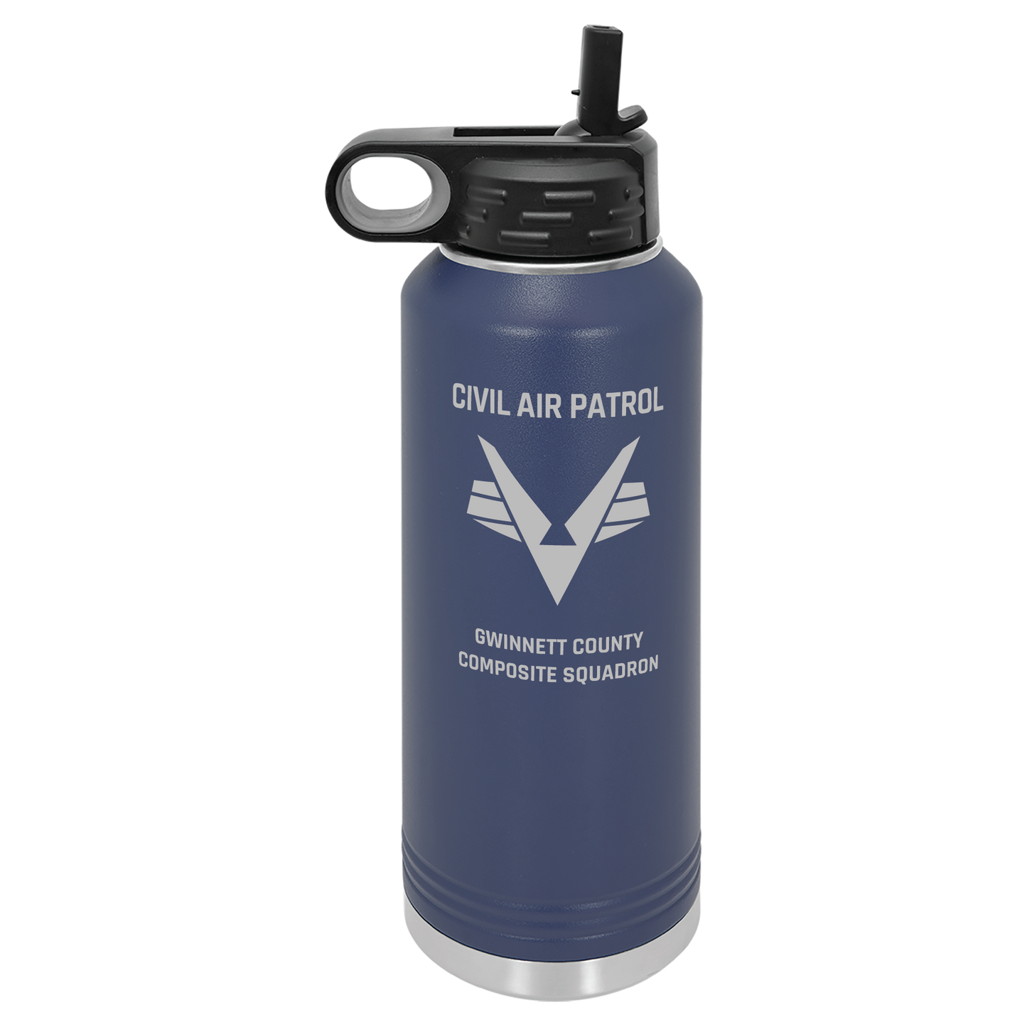 GA112 Water Bottle Polar Camel Navy Blue Vacuum Insulate 20 oz, 32 oz, 40 oz