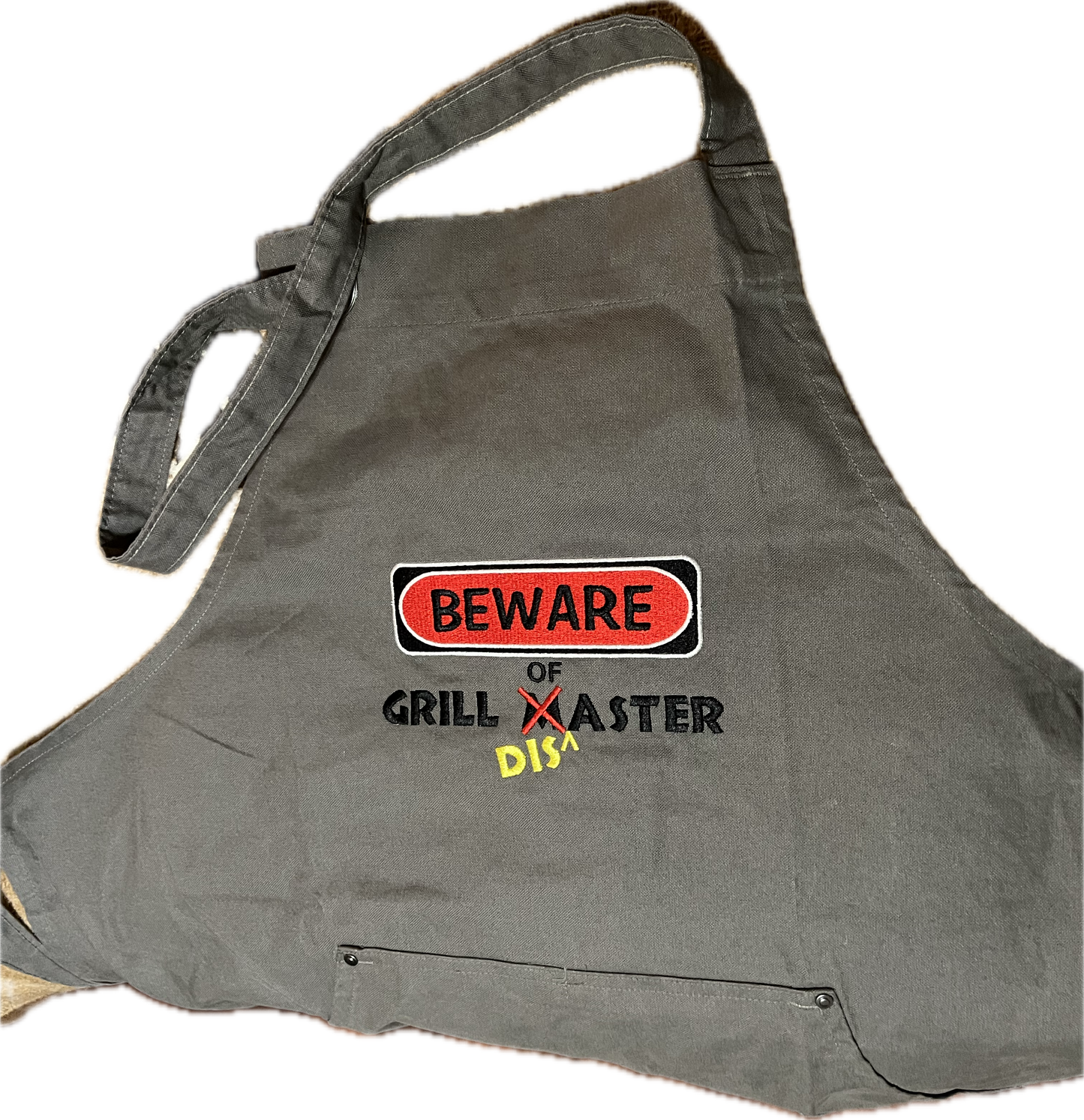 Grill Disaster "Unisex Heavy Cotton Canvas Bib Apron"