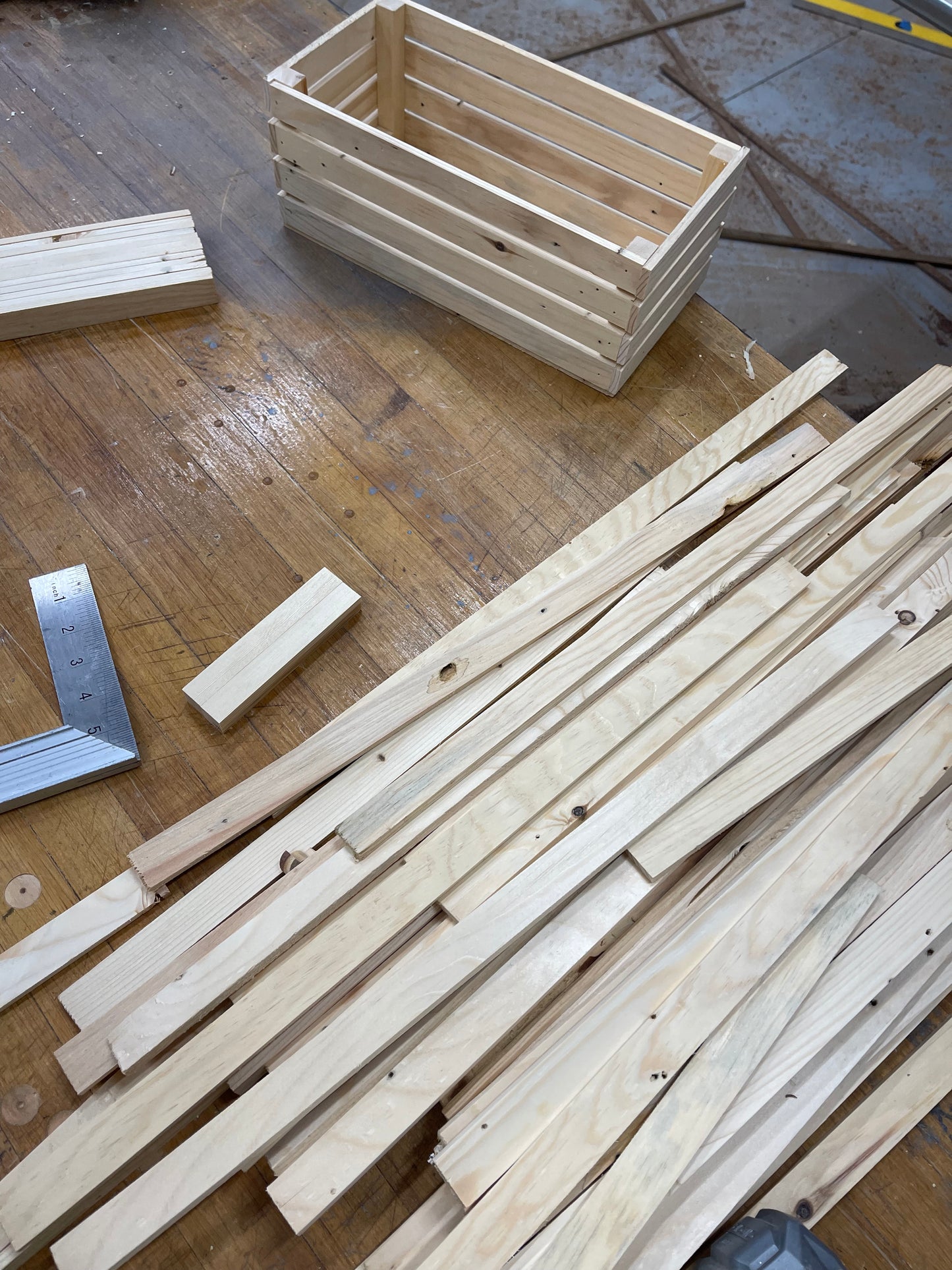Wooden Crate Box