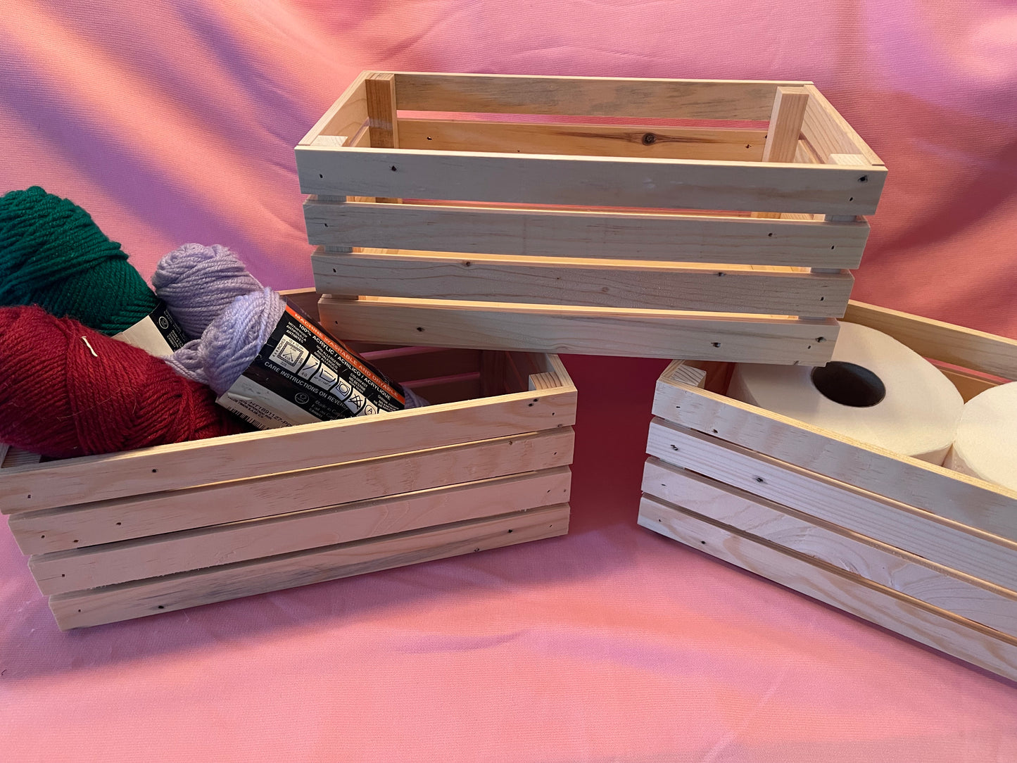 Wooden Crate Box
