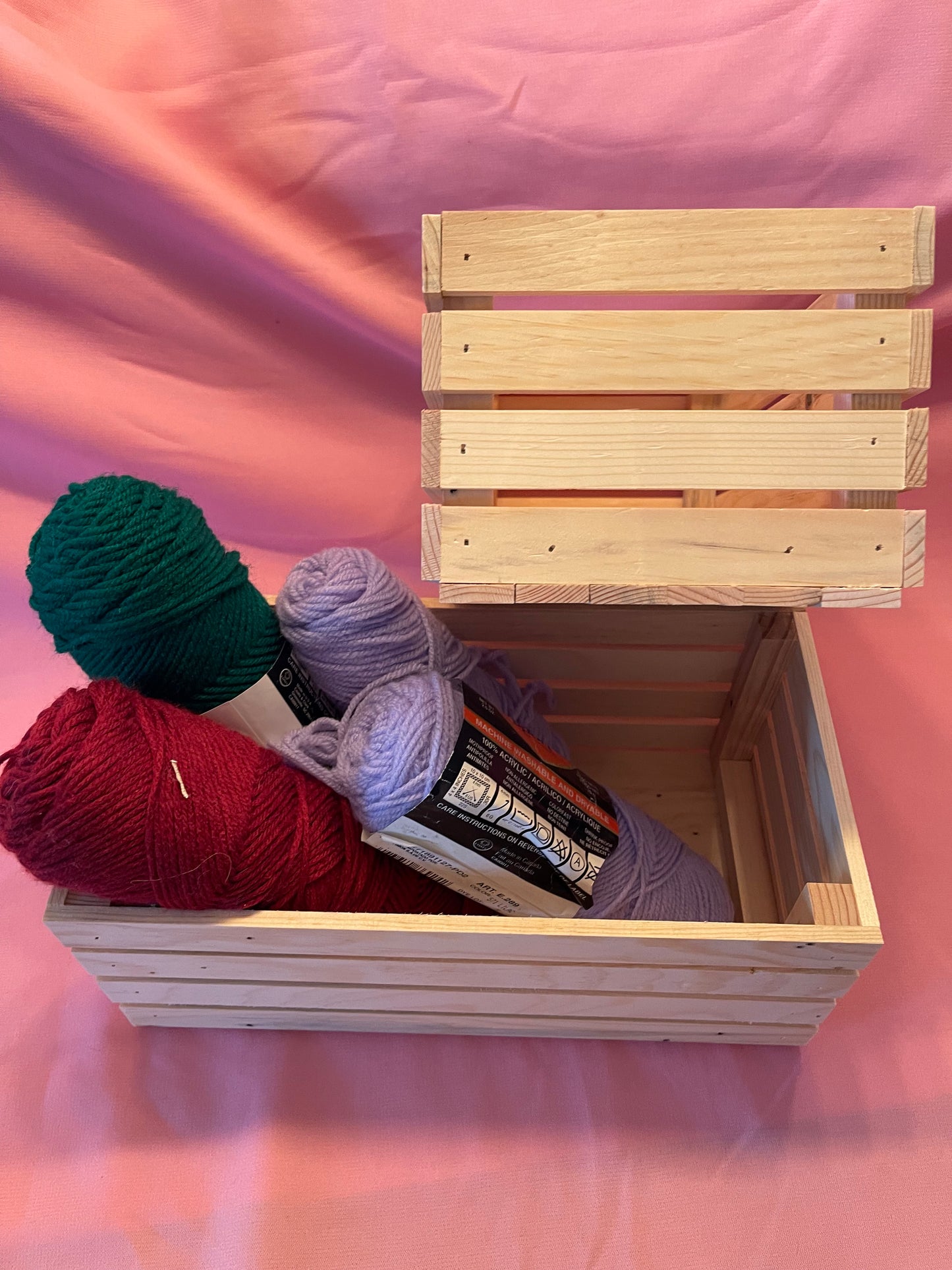 Wooden Crate Box