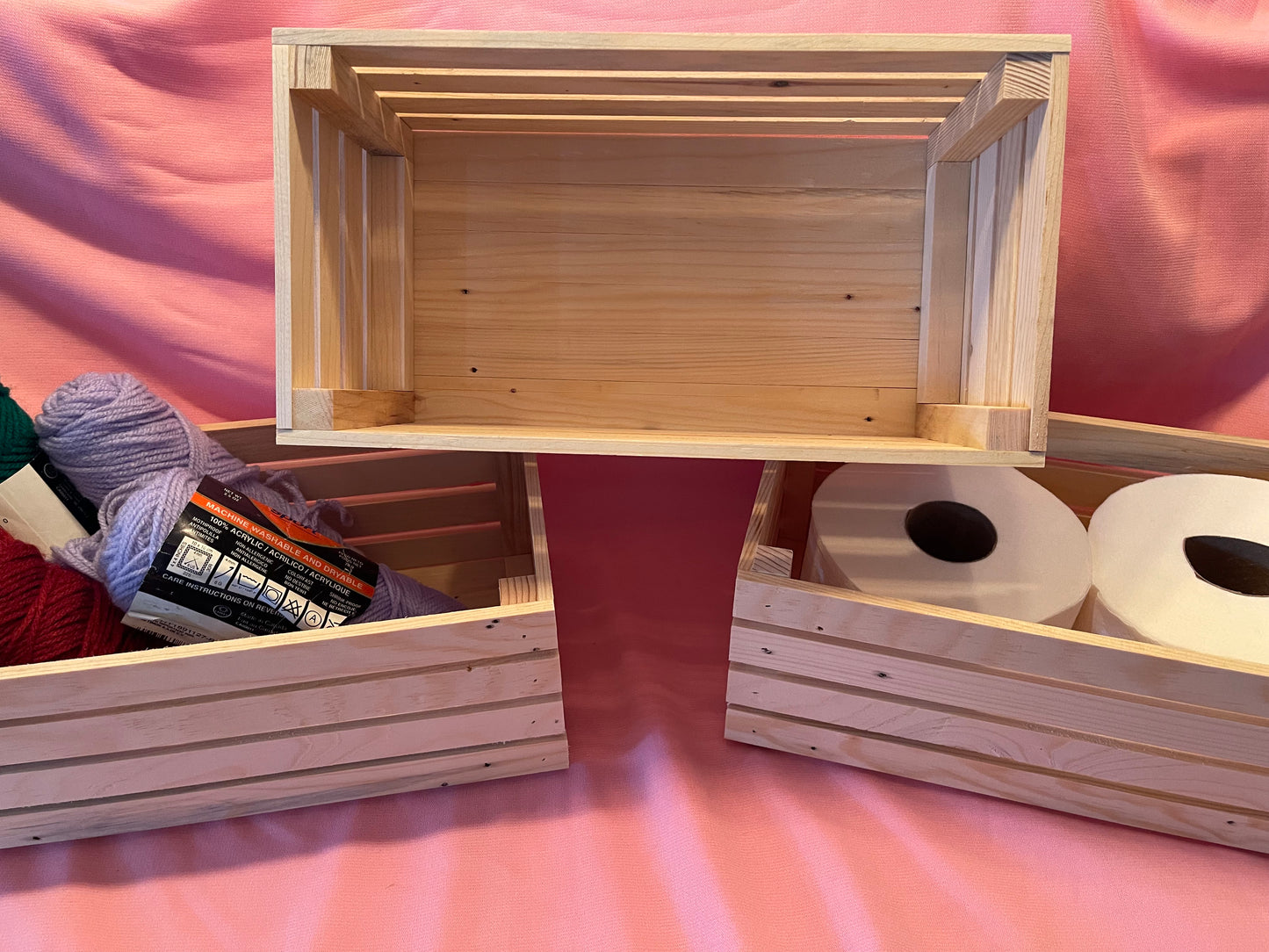 Wooden Crate Box