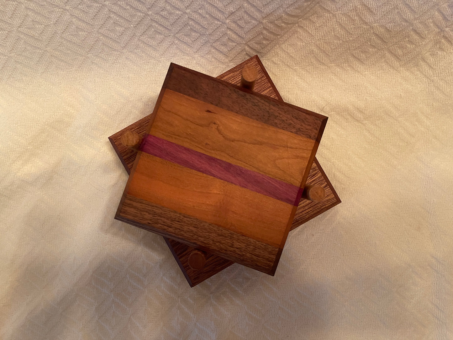 Handcrafted Wooden Coaster set