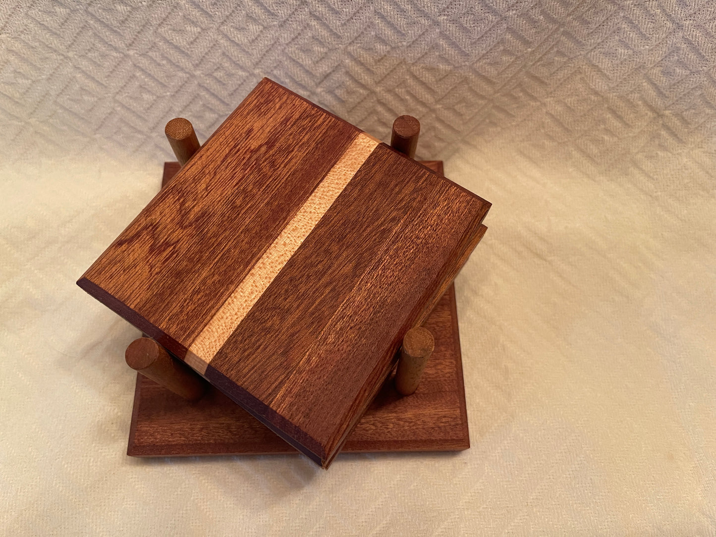 Handcrafted Wooden Coaster set