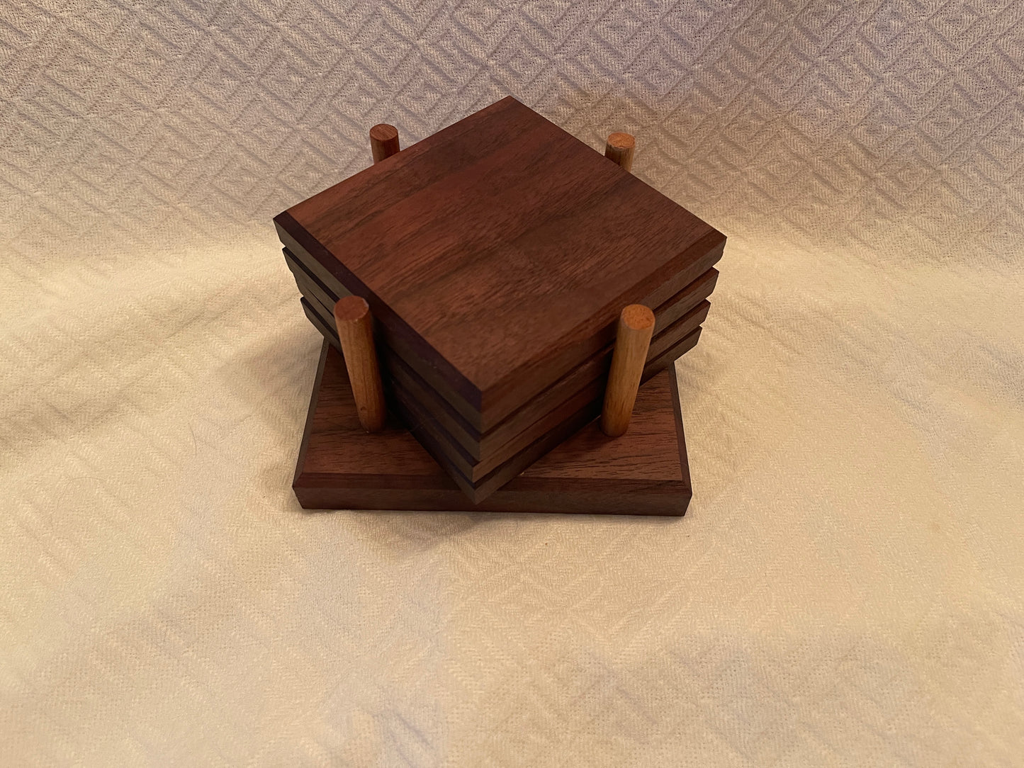 Handcrafted Wooden Coaster set