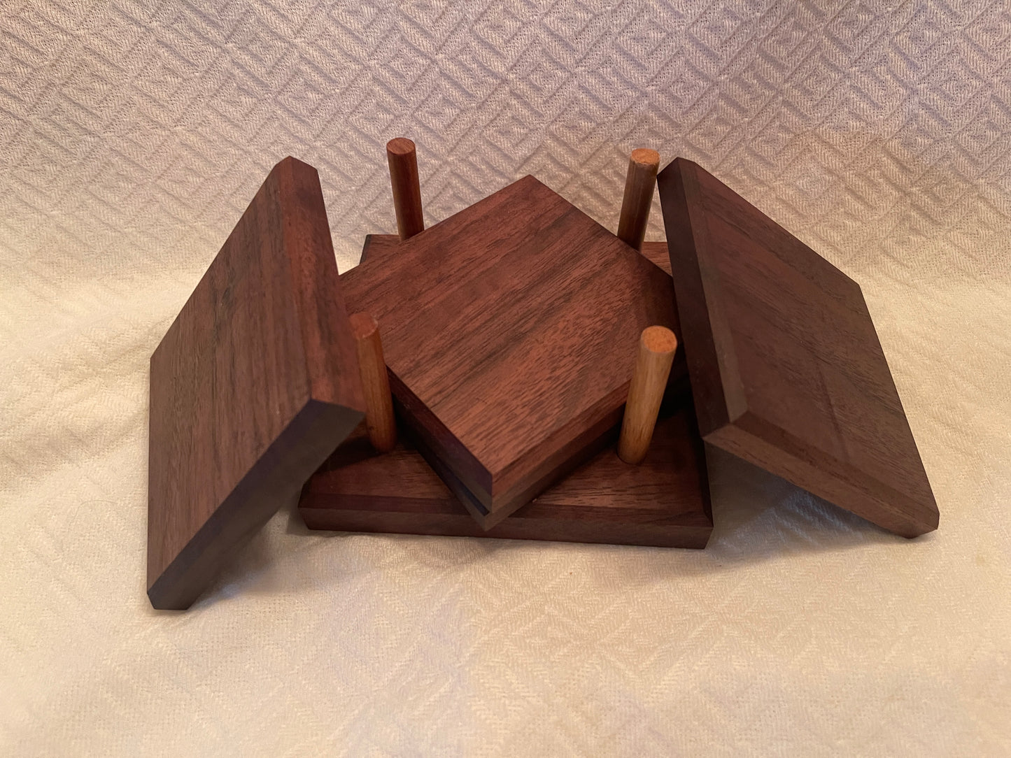 Handcrafted Wooden Coaster set