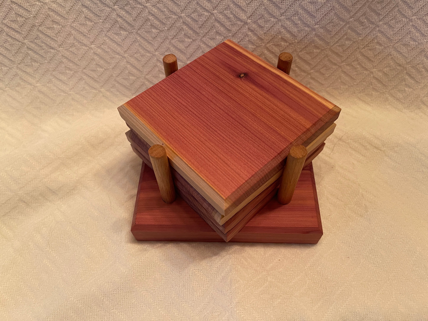 Handcrafted Wooden Coaster set