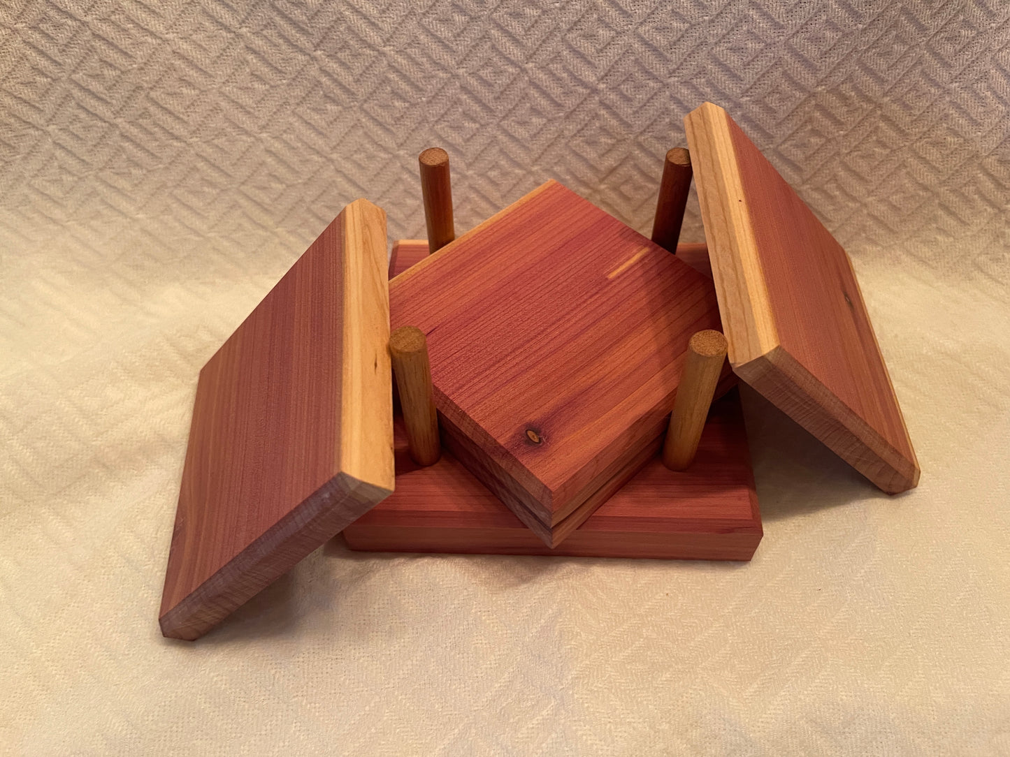 Handcrafted Wooden Coaster set
