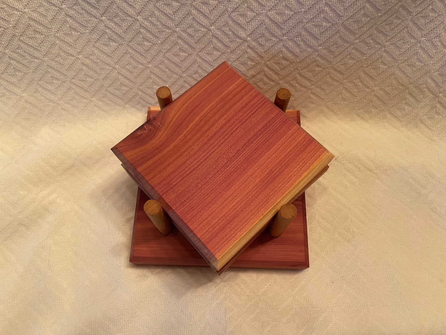 Handcrafted Wooden Coaster set