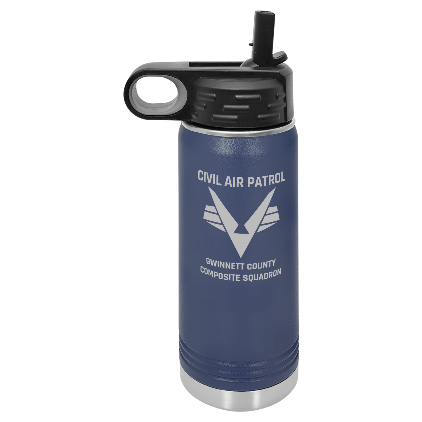 GA112 Water Bottle Polar Camel Navy Blue Vacuum Insulate 20 oz, 32 oz, 40 oz