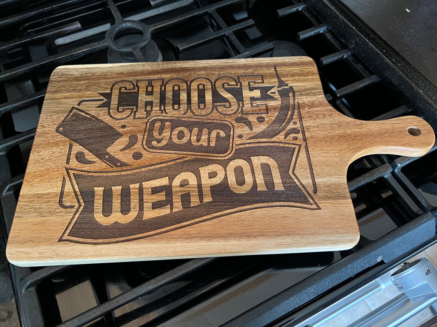 Personalized Acacia Wood Cutting Board