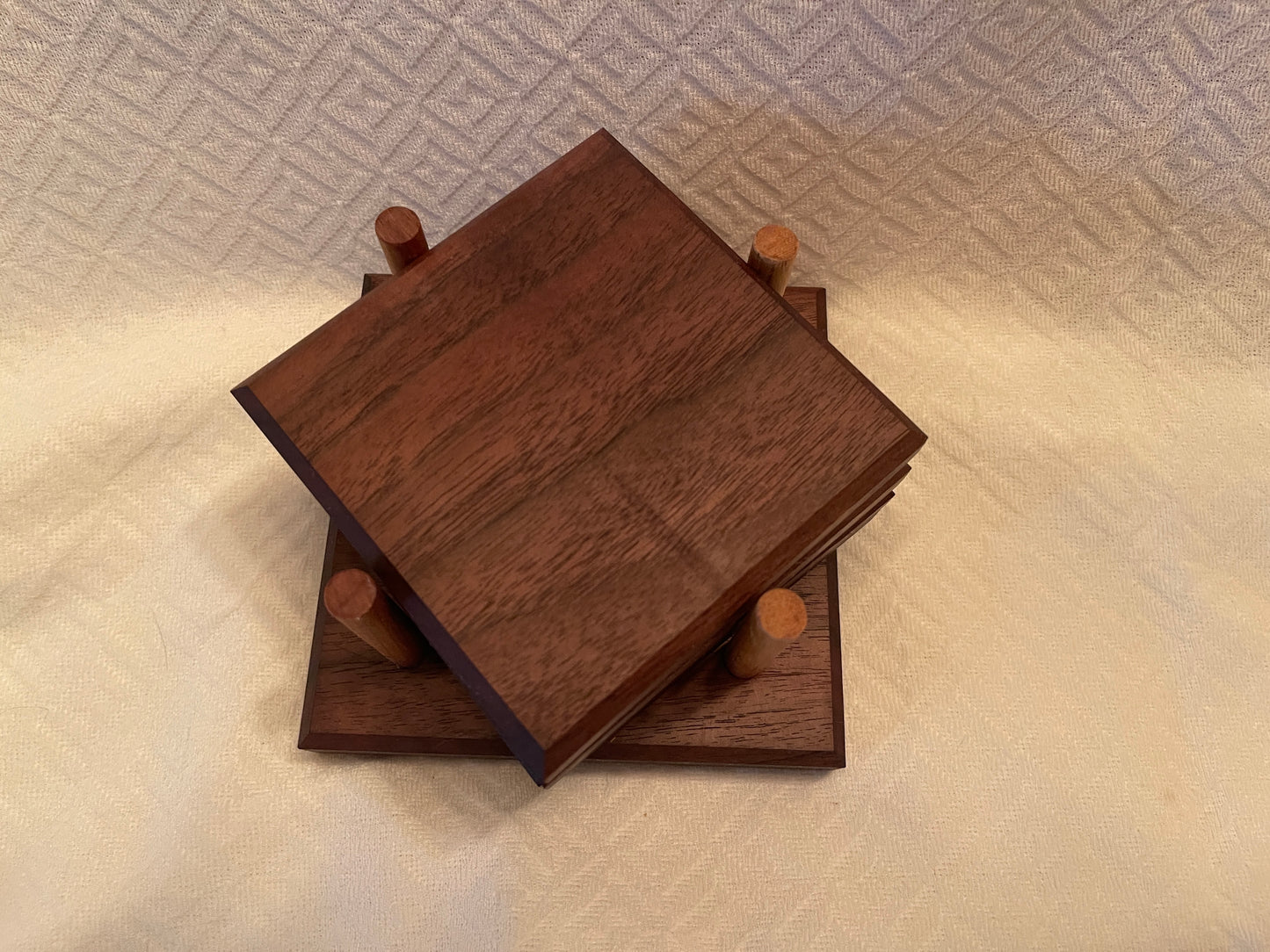 Handcrafted Wooden Coaster set