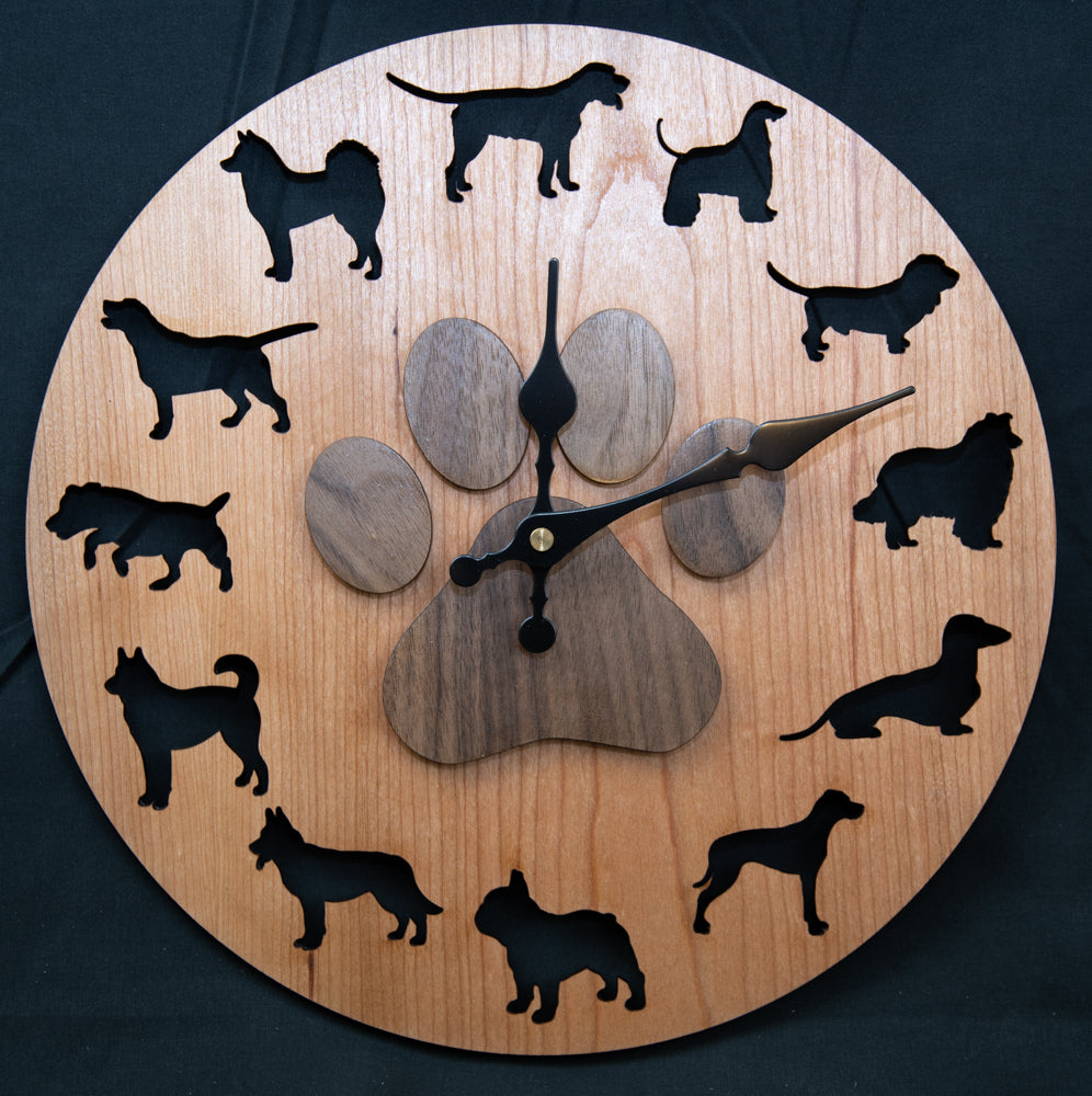 Dog Kit Clock Dog Lovers Clock – BlinkSoft